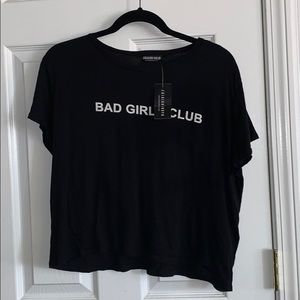 “Bad Girls Club” Cropped Tee